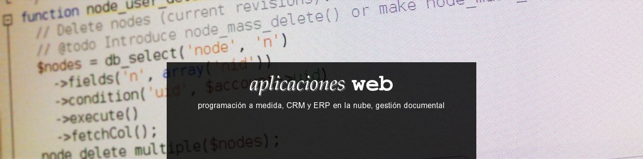 banner programación web a medida